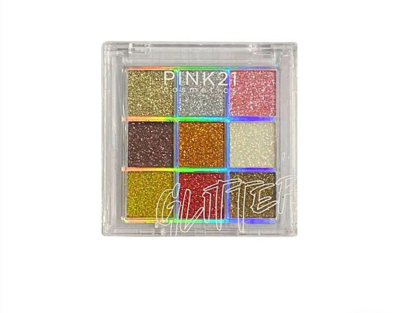 Palheta de 9 Cores com Brilho