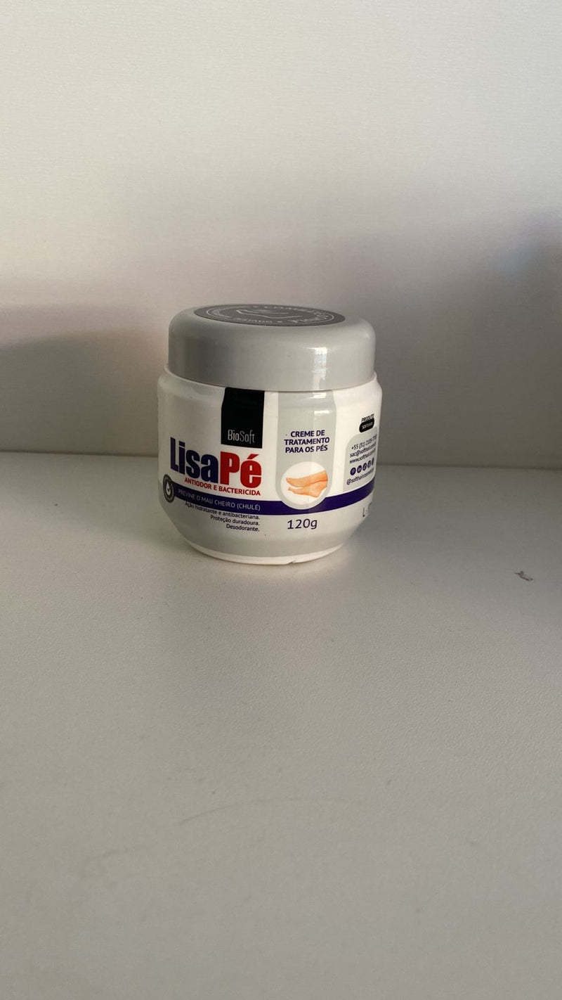 Creme de tratamento para os pés ureia e mentol 120g